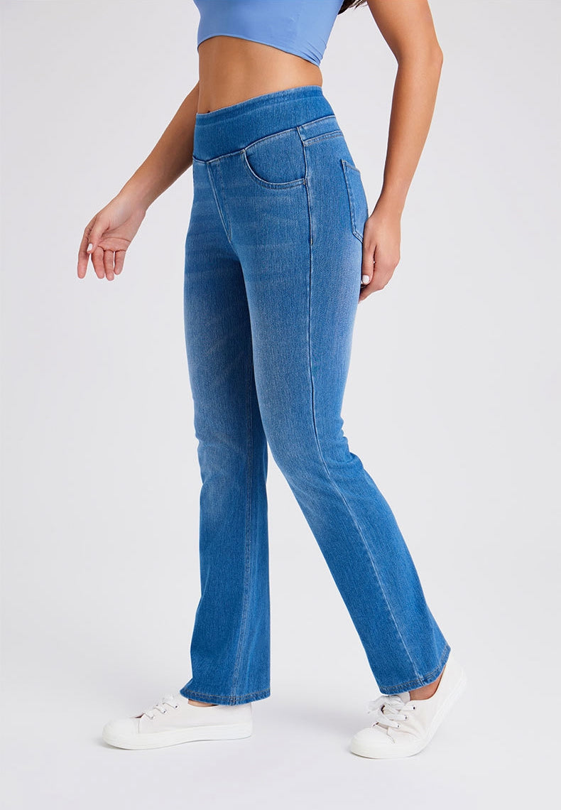 MetroFlex Skinny Denim in Medium Blue