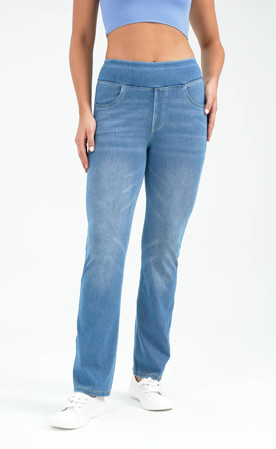 MetroFlex Skinny Denim in Light Blue