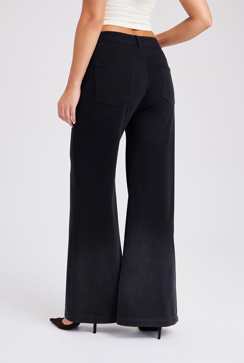 Fluid Form Denim in Dark Grey