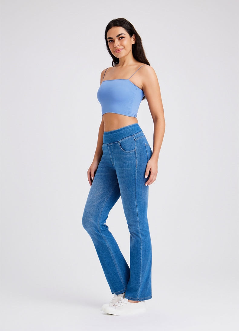 MetroFlex Skinny Denim in Medium Blue