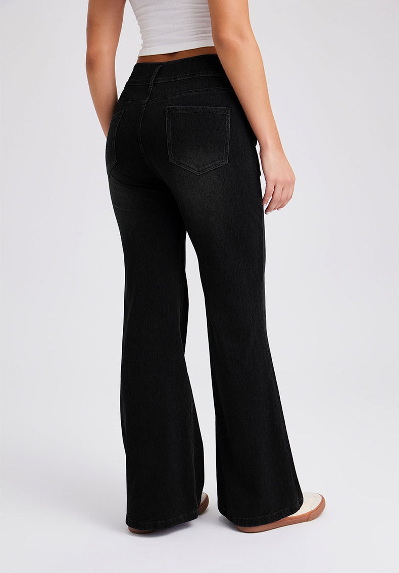 Two Button Classic Denim in Dark Grey