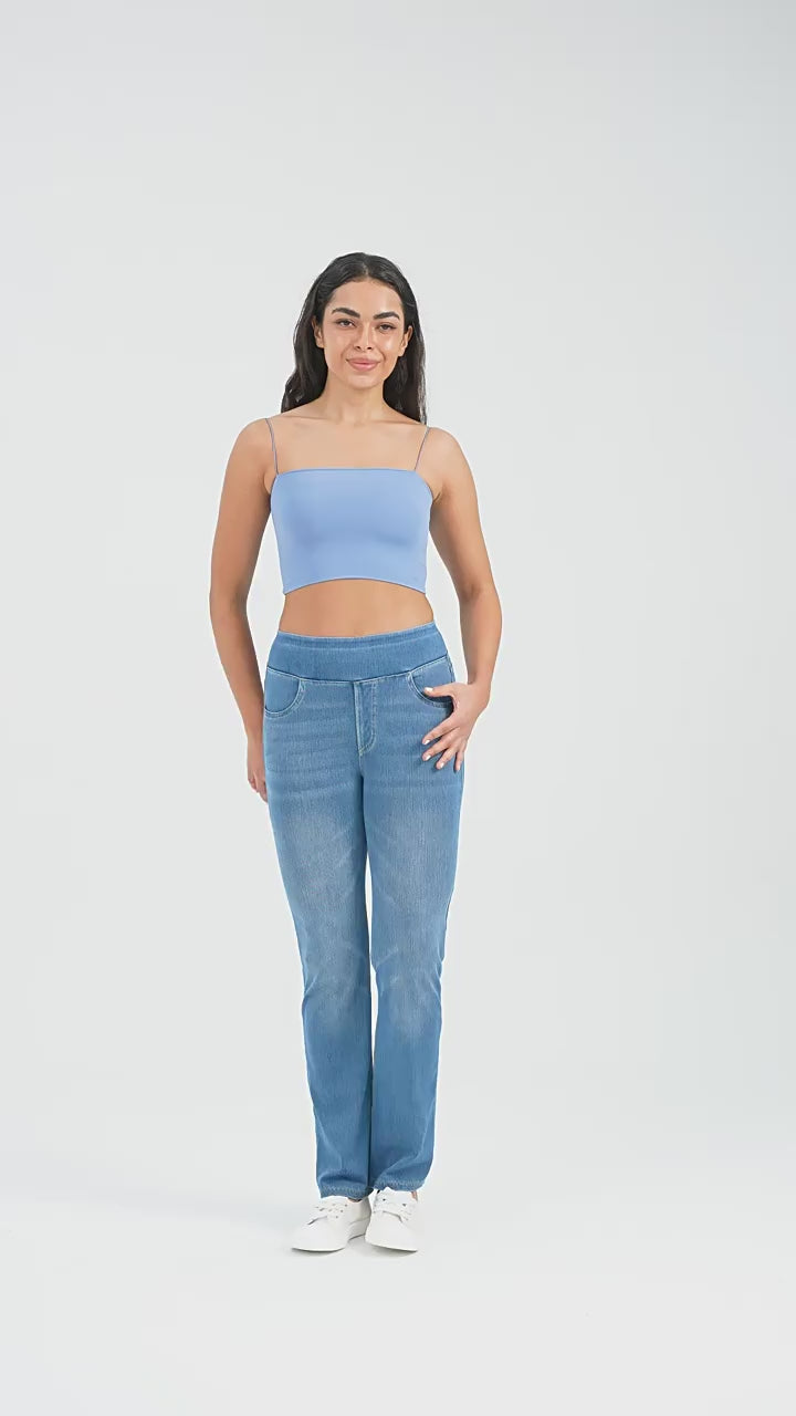 MetroFlex Skinny Denim in Light Blue